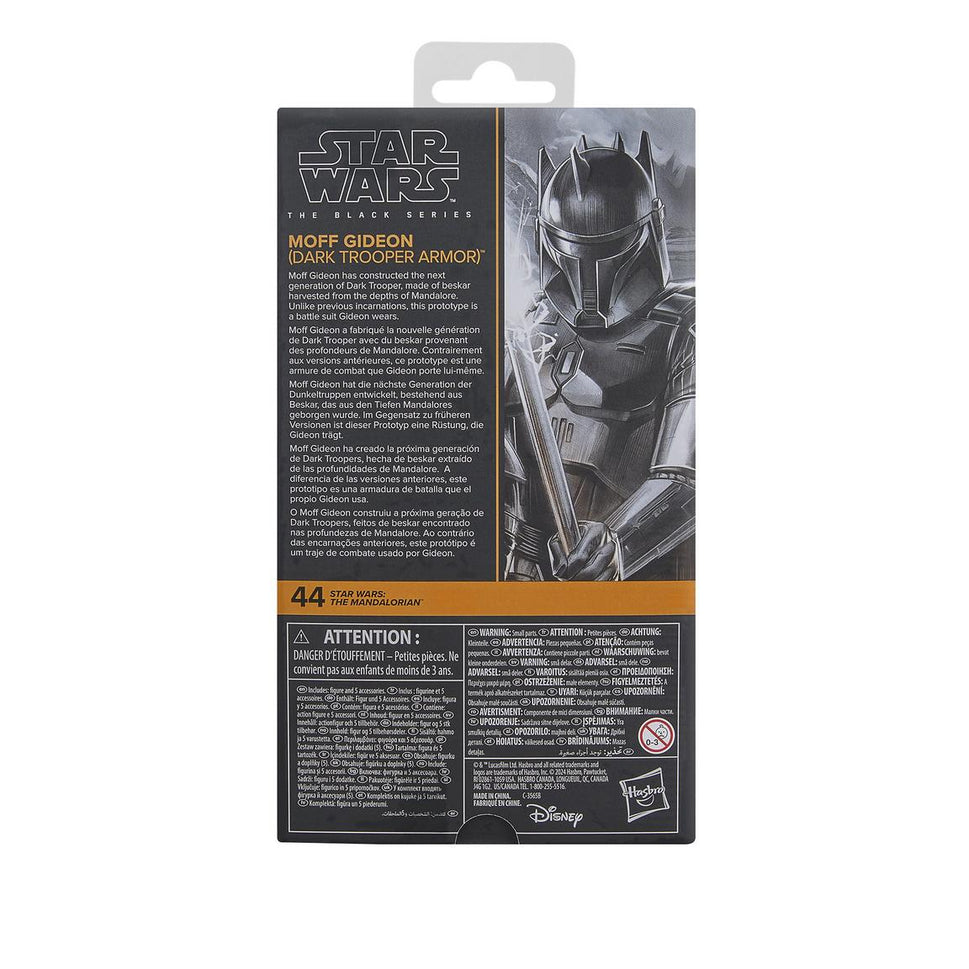 STAR WARS THE BLACK SERIES  MOFF GIDEON (DARK TROOPER ARMOR)