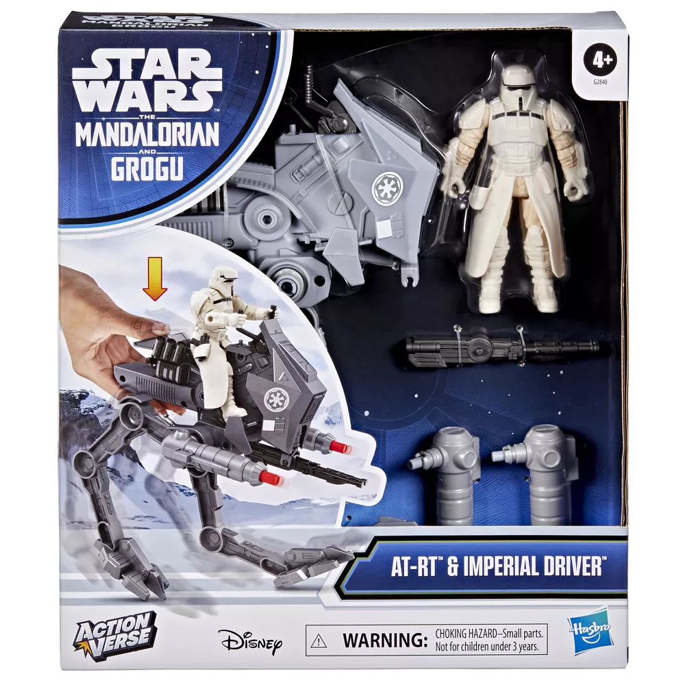Star Wars ActionVerse  AT-RT & Imperial Remnant AT-RT Driver