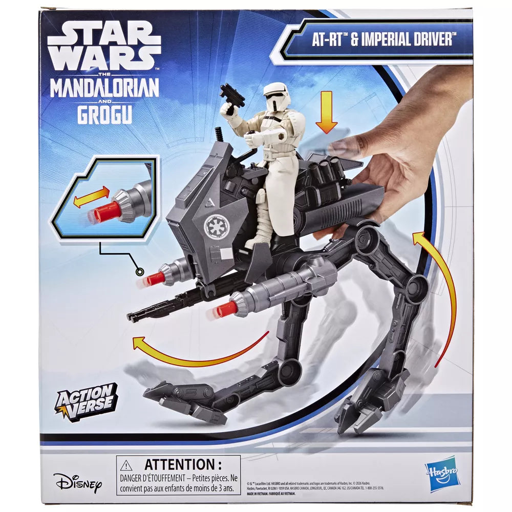 Star Wars ActionVerse  AT-RT & Imperial Remnant AT-RT Driver
