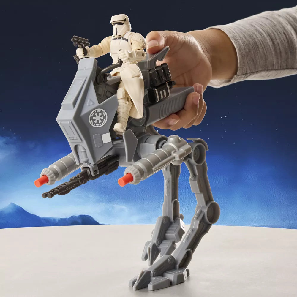 Star Wars ActionVerse  AT-RT & Imperial Remnant AT-RT Driver