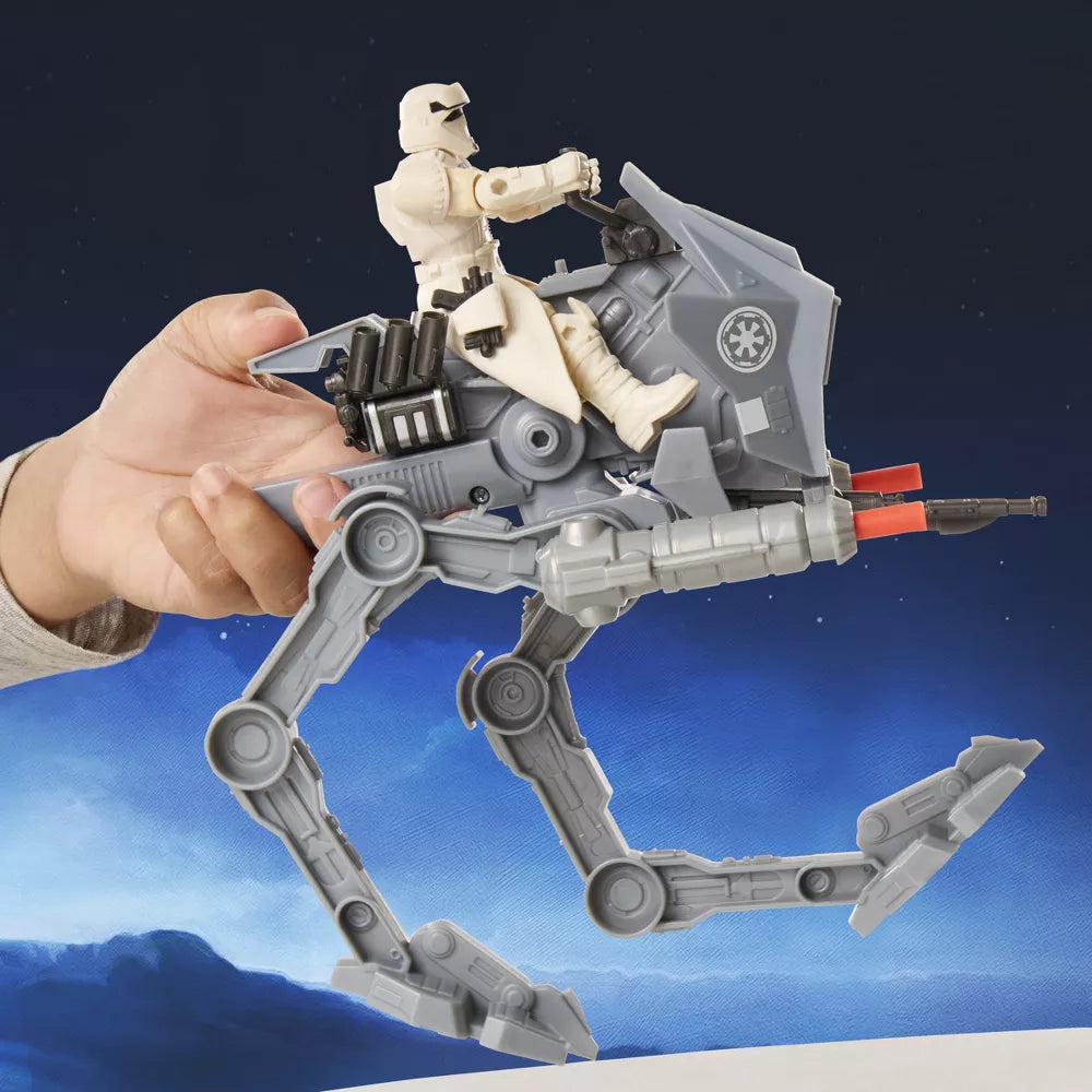 Star Wars ActionVerse  AT-RT & Imperial Remnant AT-RT Driver