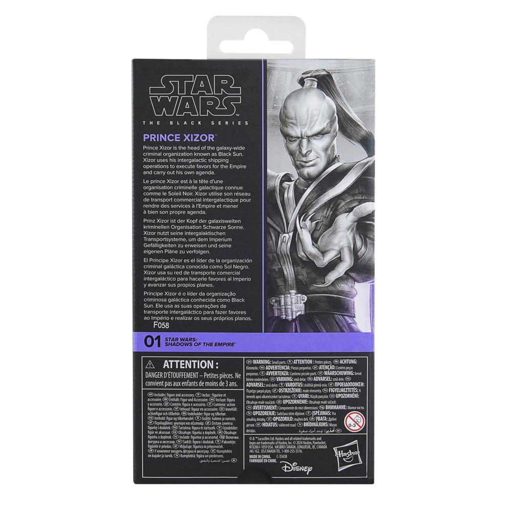 STAR WARS THE BLACK SERIES: SHADOWS OF THE EMPIRE  PRINCE XIZOR