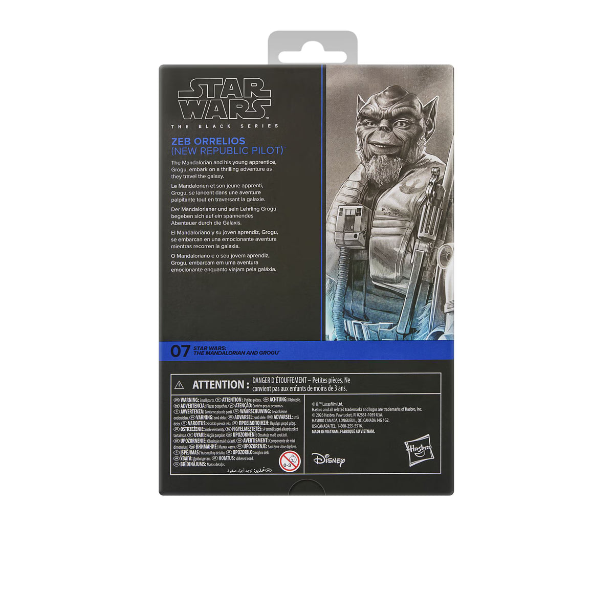 Star Wars The Black Series The Mandalorian & Grogu  Zeb Orrelios