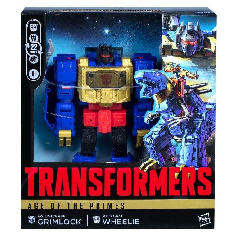 Transformers Age Of The Primes G2 Universe Grimlock & Autobot Wheelie