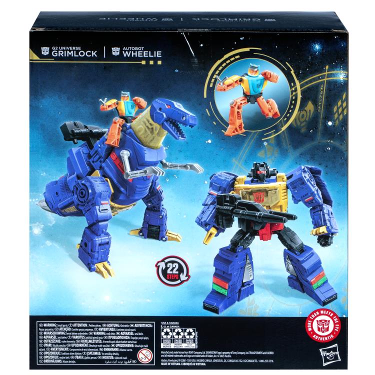 Transformers Age Of The Primes G2 Universe Grimlock & Autobot Wheelie