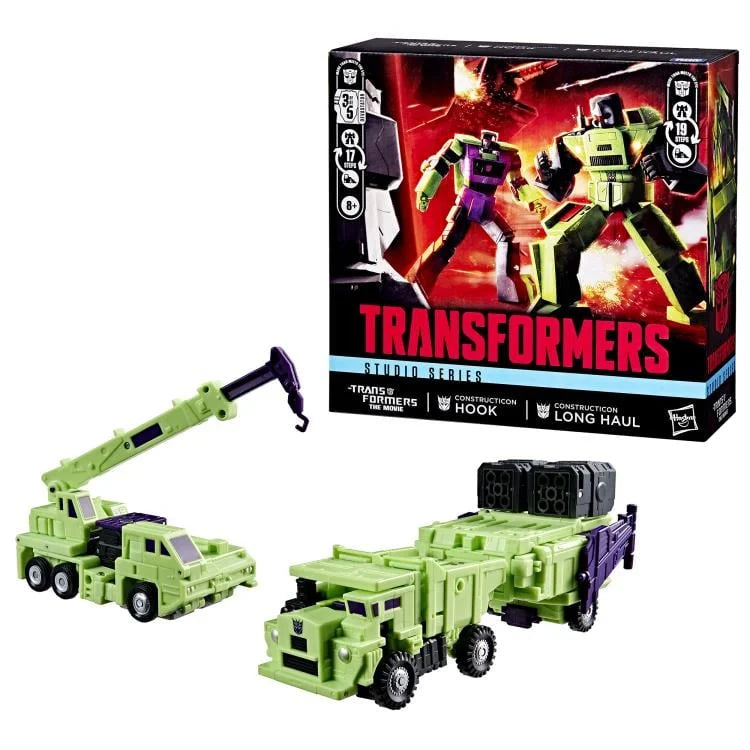 Transformers Studio Series Constructicon Hook & Constructicon Long Haul