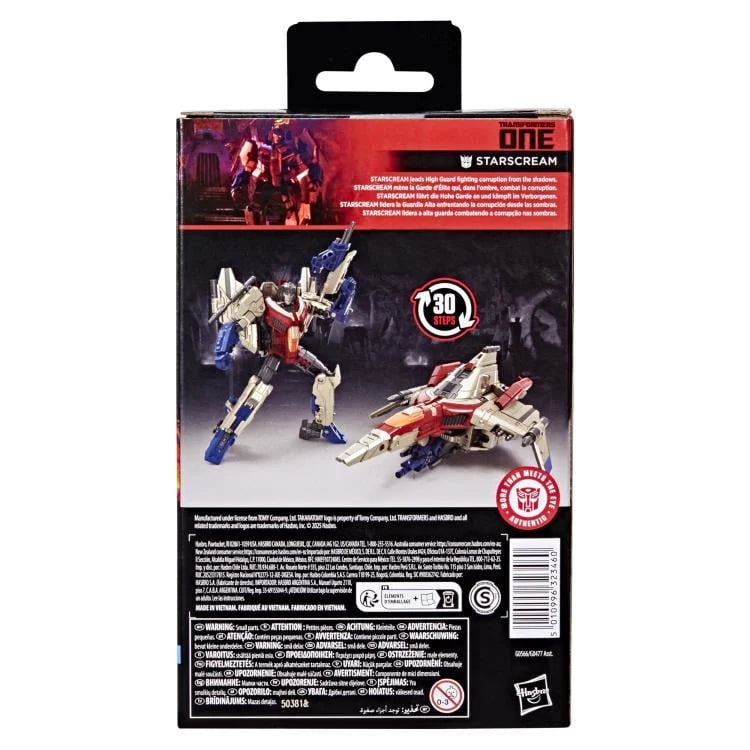 Transformers One Studio Series Starscream