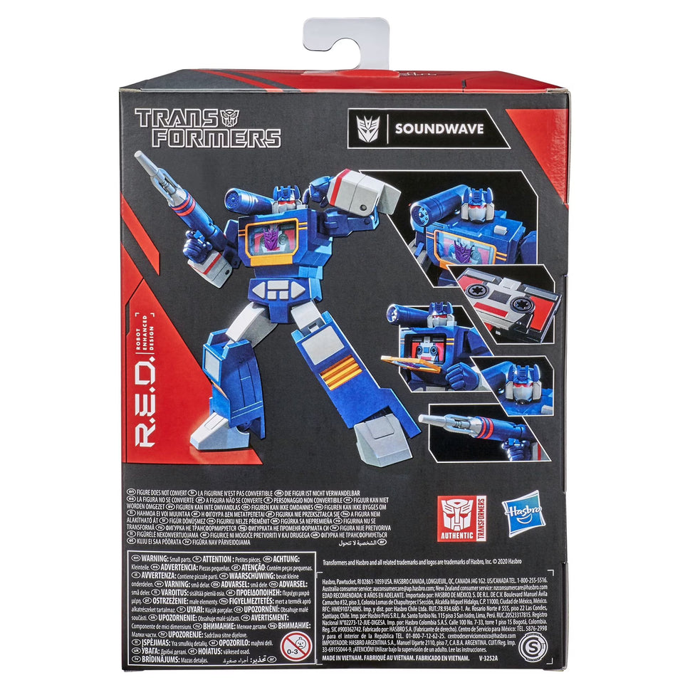 Transformers [R.E.D.] Robot Enhanced Design G1 Soundwave