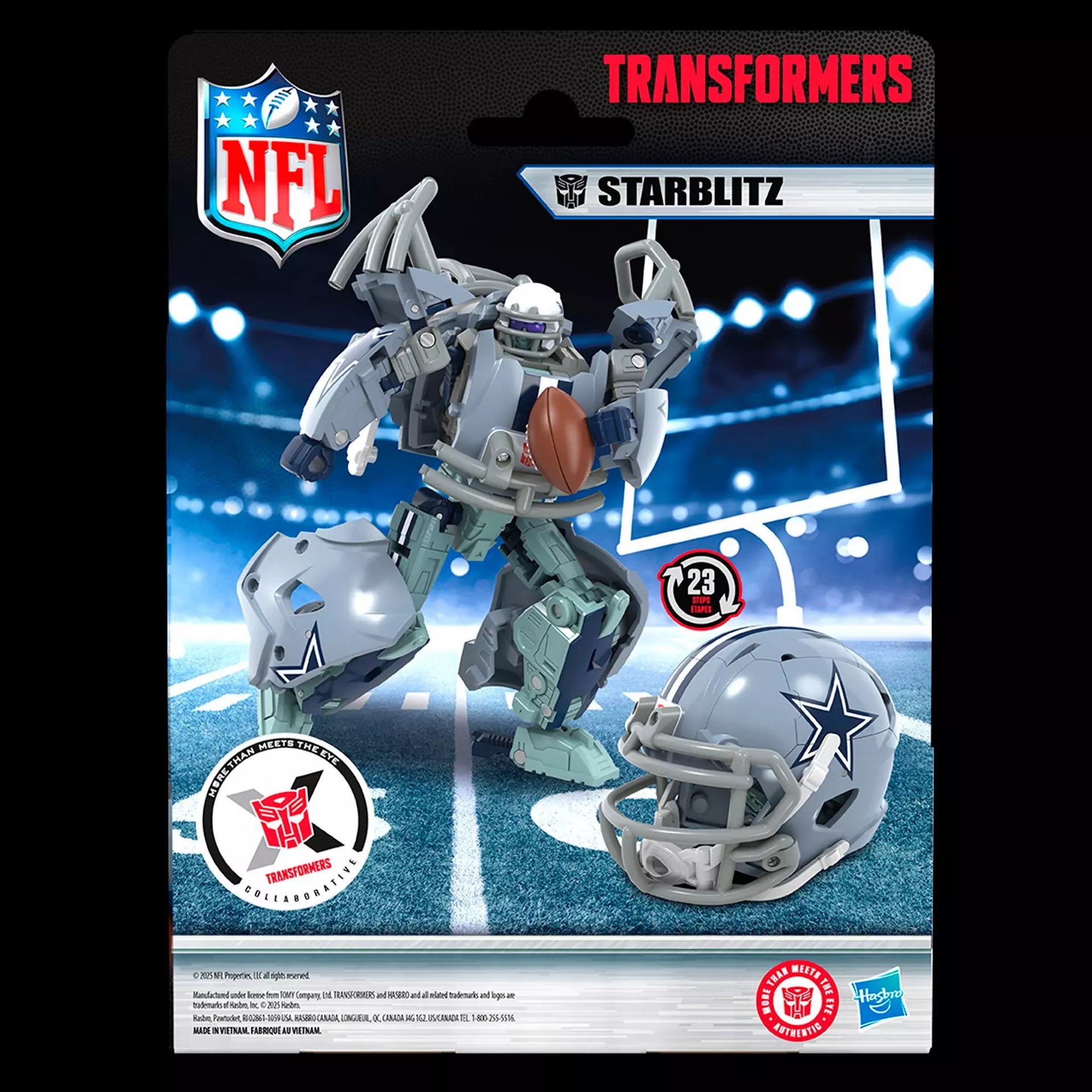 Transformers X NFL Collaborative Dallas Cowboys Transformers Starblitz