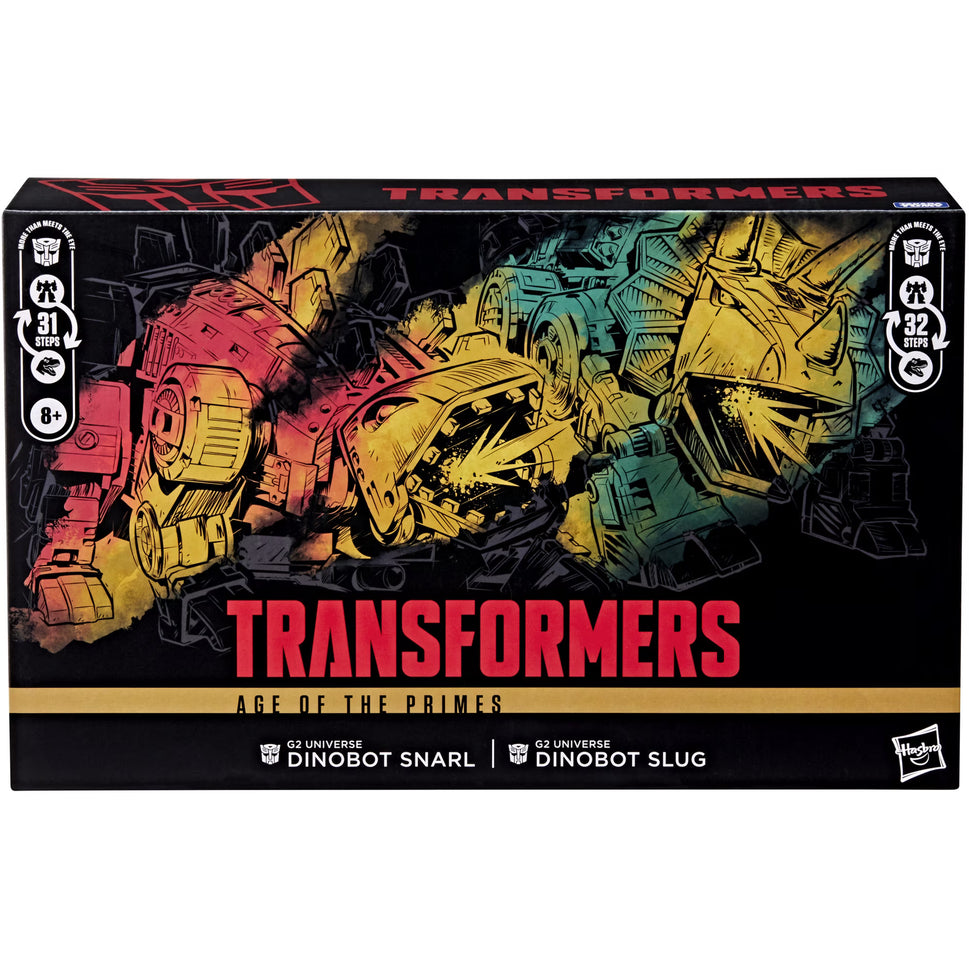 Transformers Age of The Primes G2 Universe Dinobot Snarl & Dinobot Slug