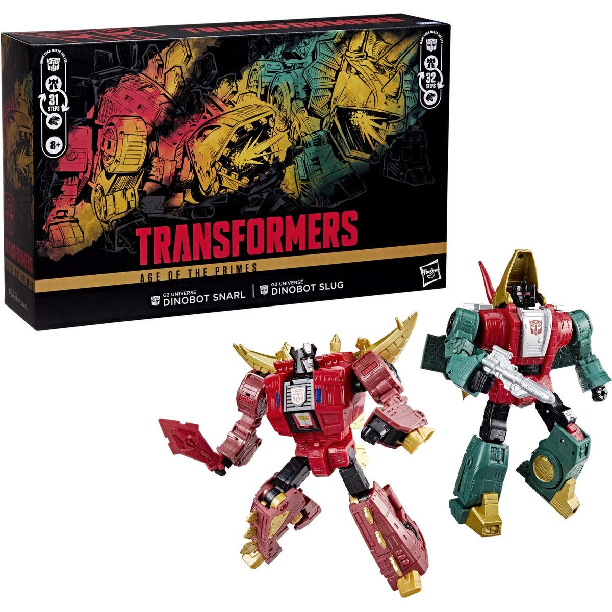 Transformers Age of The Primes G2 Universe Dinobot Snarl & Dinobot Slug