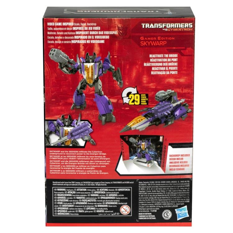 Transformers Studio Series War for Cybertron GE Skywarp