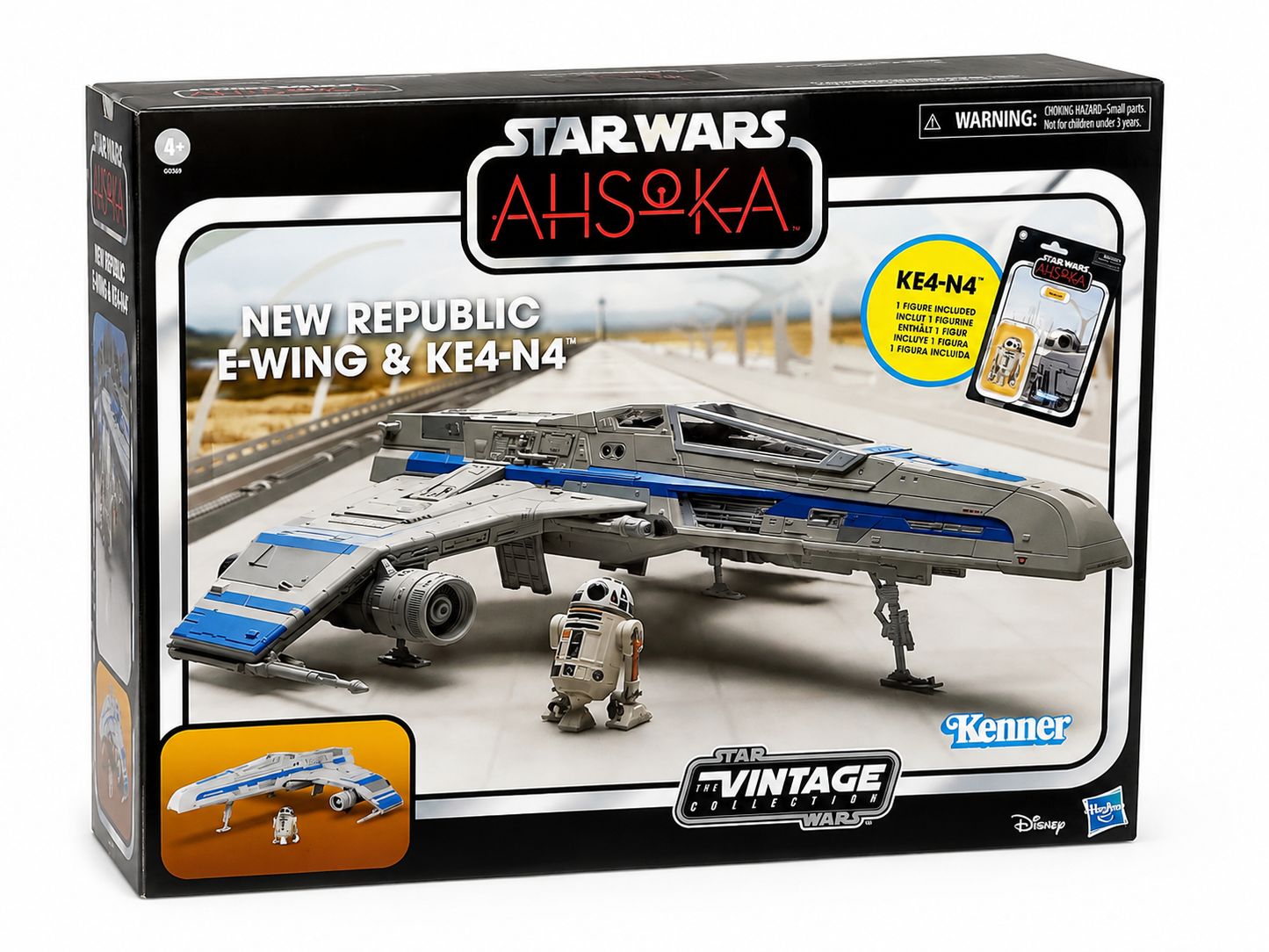 StarWars Ahsoka New Republic E-Wing & KE4-N4