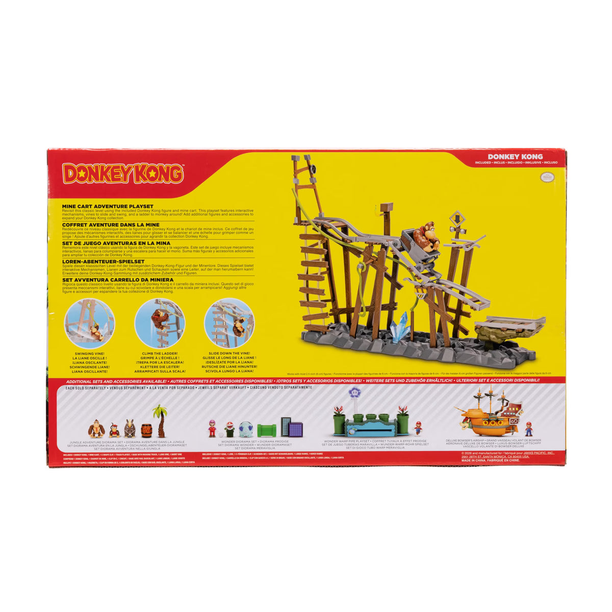 Donkey Kong Mine Cart Adventure Playset
