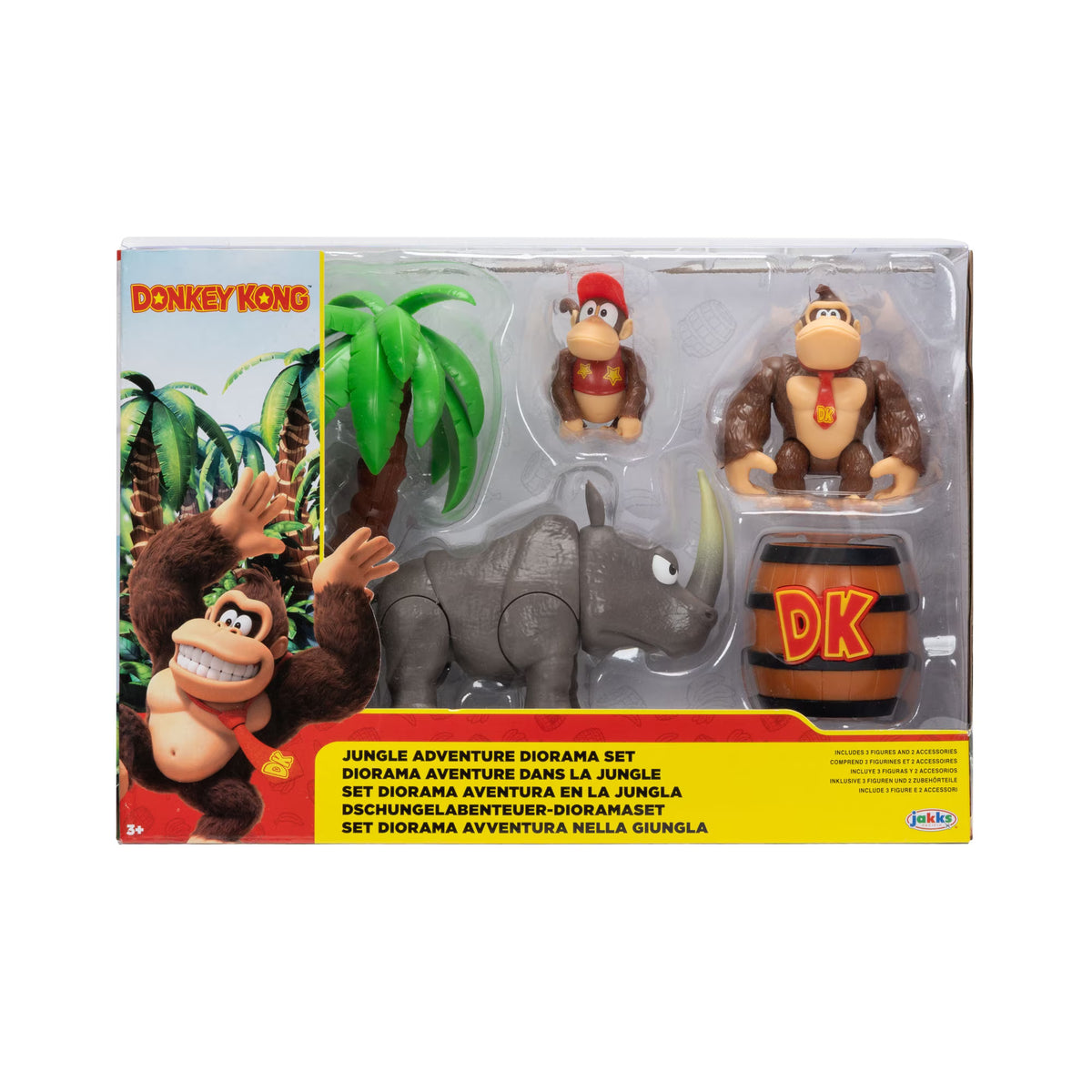 Donkey Kong Jungle Adventure Diorama Set