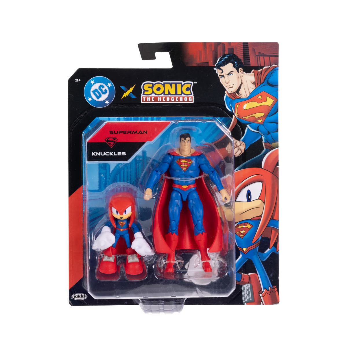 DC X Sonic The Hedgehog Knuckles Superman Multi-pack