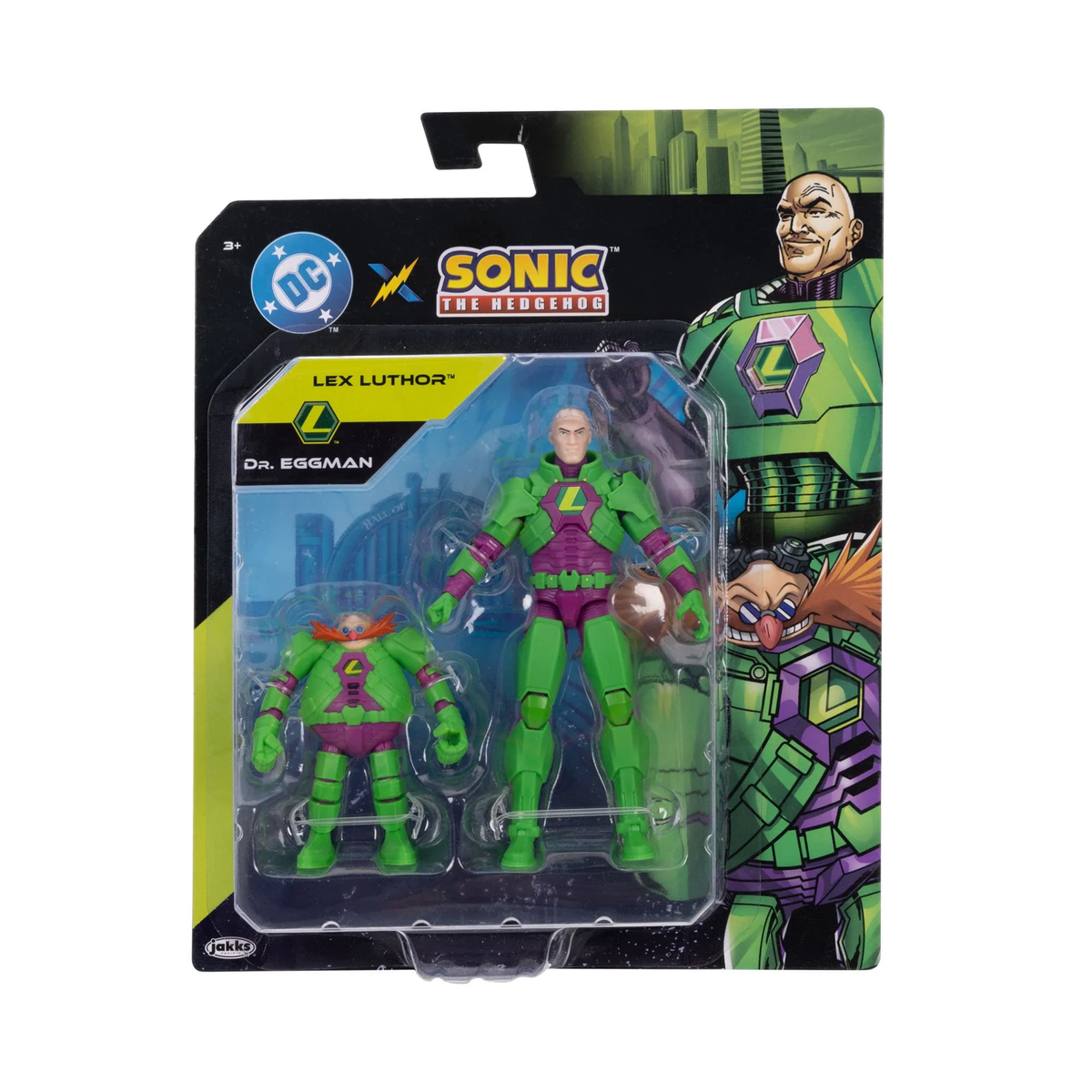 DC X Sonic The Hedgehog Lex Luthor Dr Eggman Multi-Pack