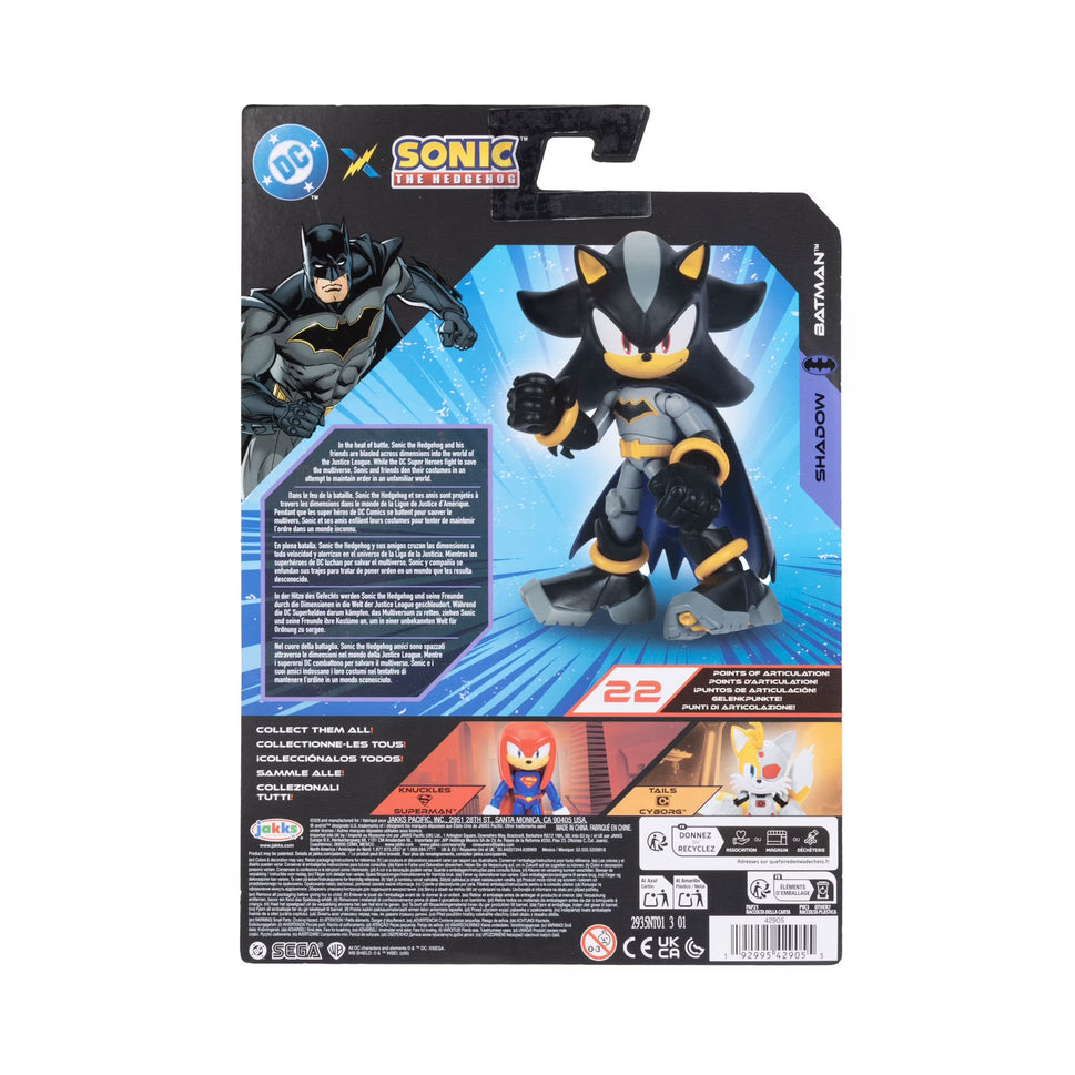 DC X Sonic The Hedgehog Shadow Batman