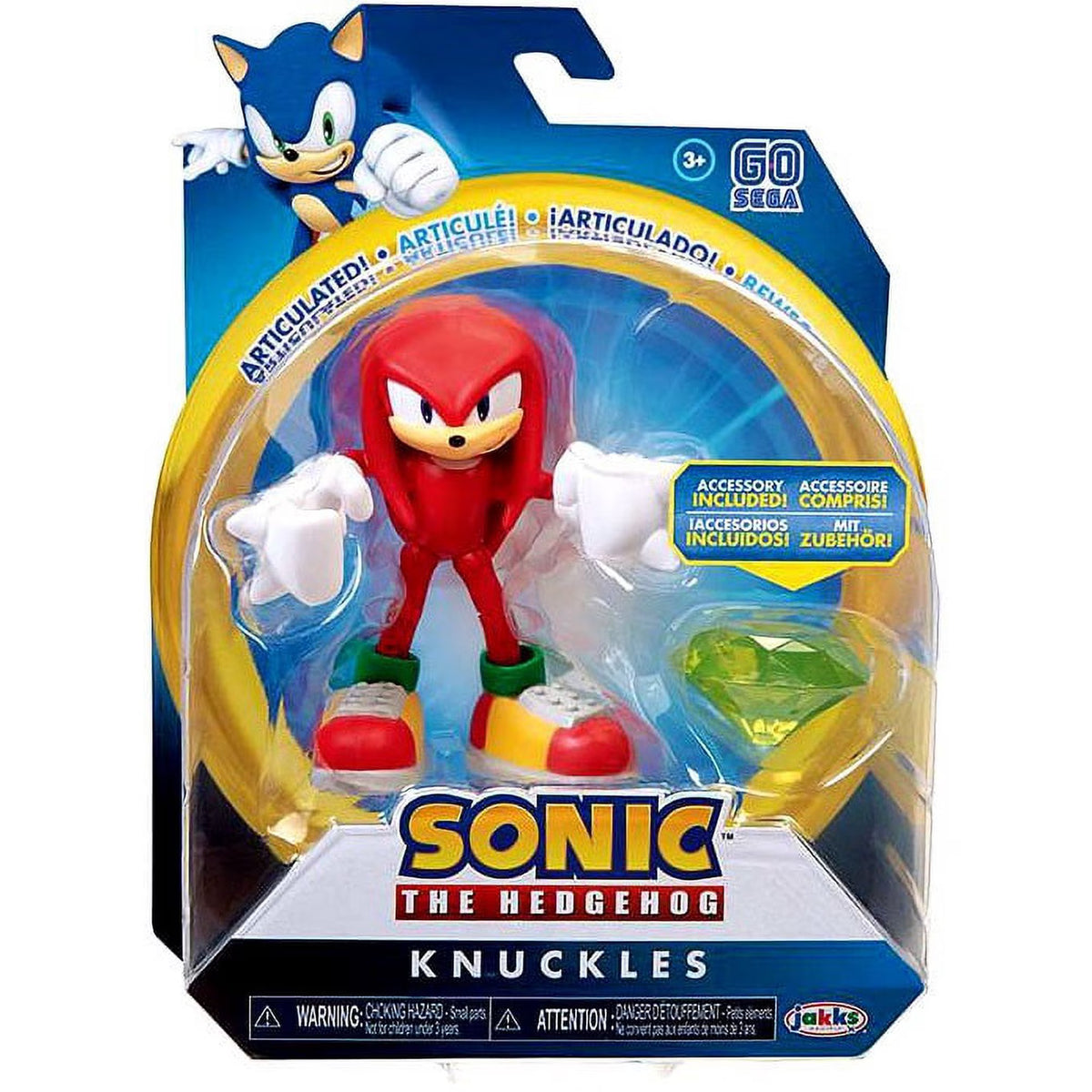 Sonic The Hedgehog Knuckles w/Star Spring