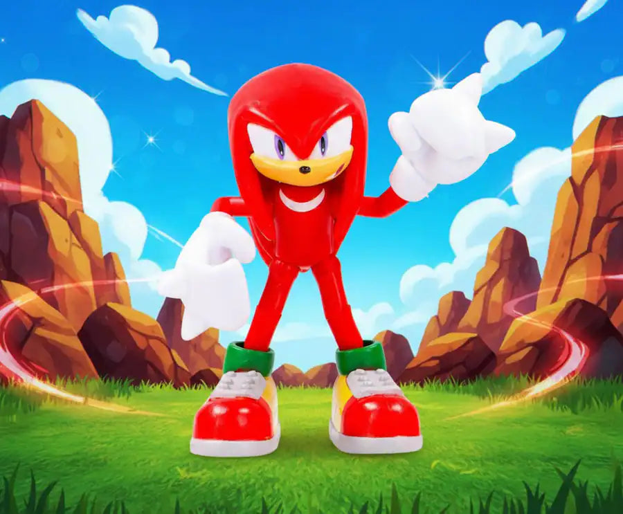 Sonic The Hedgehog Knuckles w/Star Spring