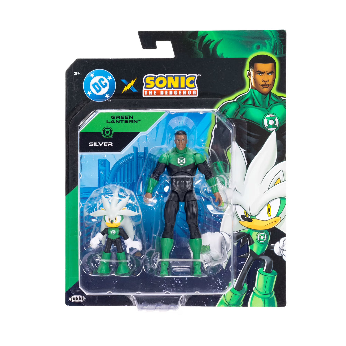 DC X Sonic The Hedgehog Silver Green Lantern Multi-pack