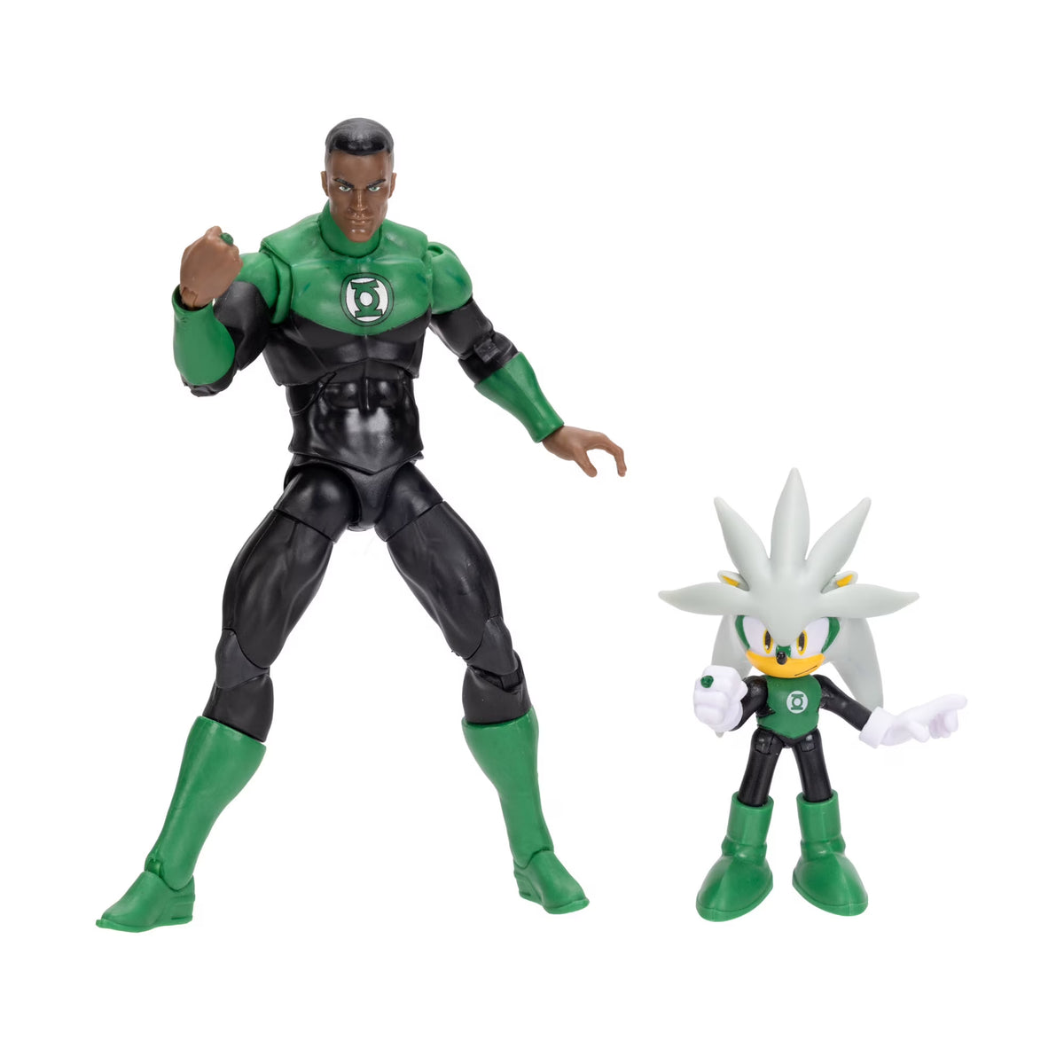 DC X Sonic The Hedgehog Silver Green Lantern Multi-pack