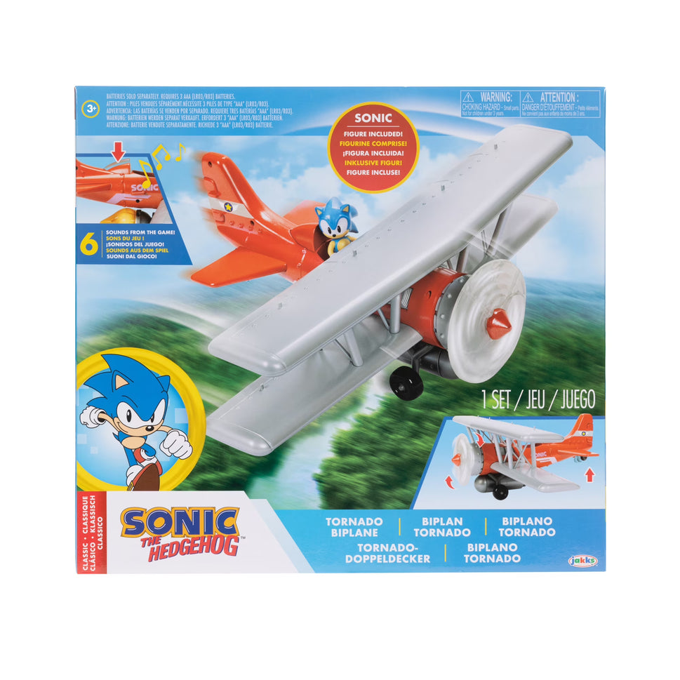 SONIC THE HEDGHOG TORNADO BIPLANE