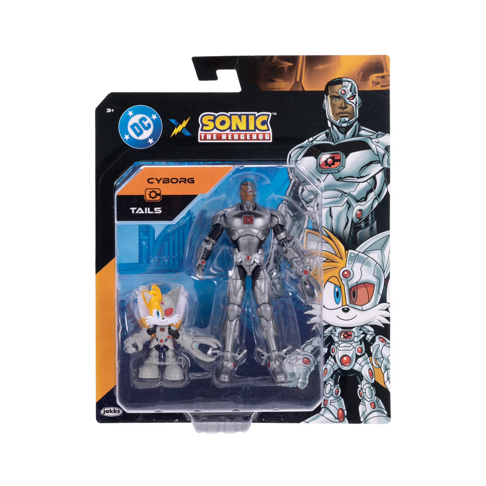 DC X Sonic The Hedgehog Tails Cyborg Multi-pack