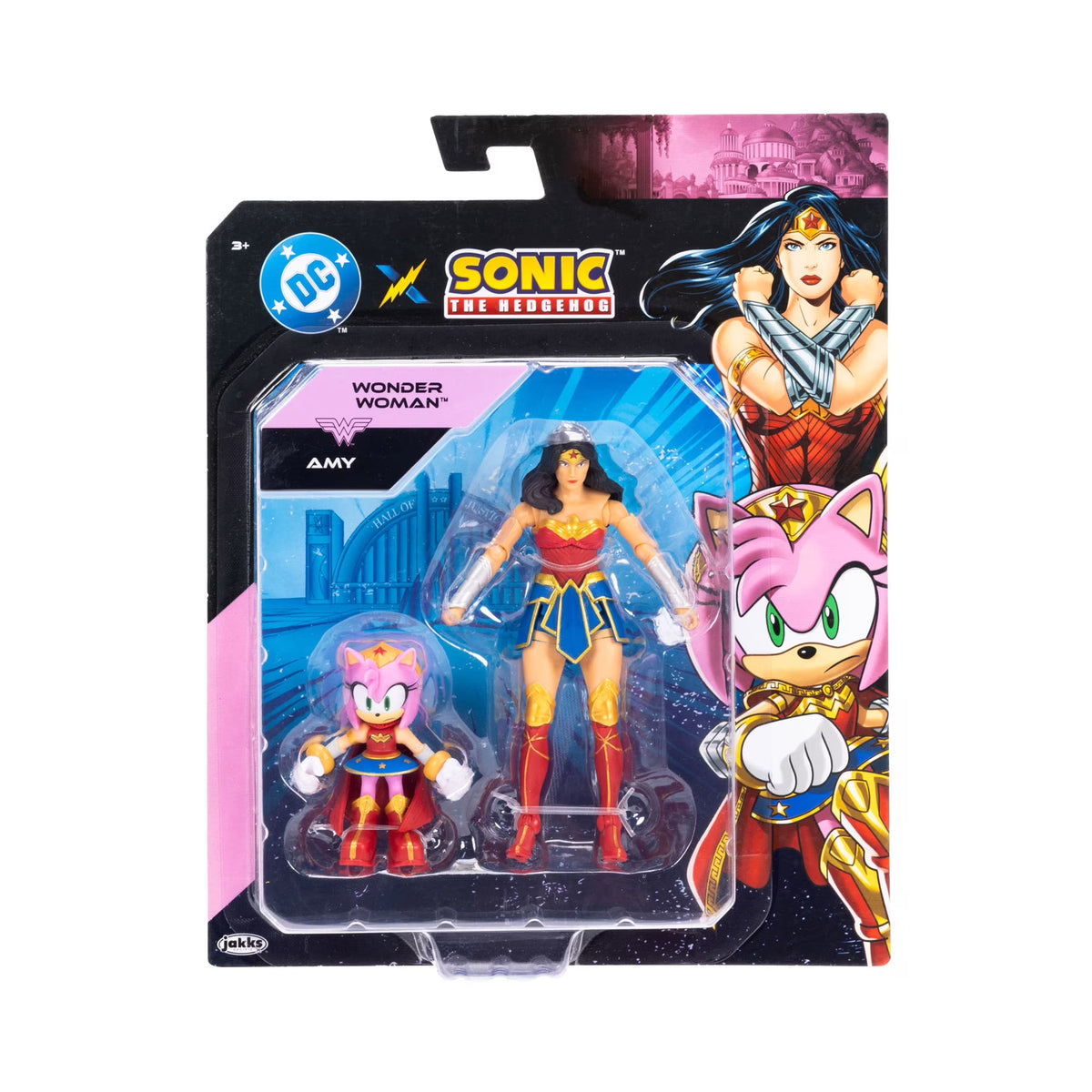 DC X Sonic The Hedgehog Amy Wonderwoman Multi-pack
