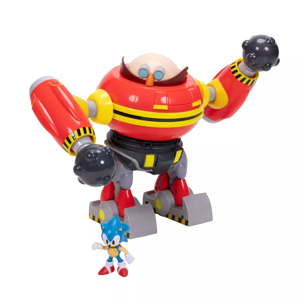 Sonic The Hedgehog Hammer Egg Robot + Sonic
