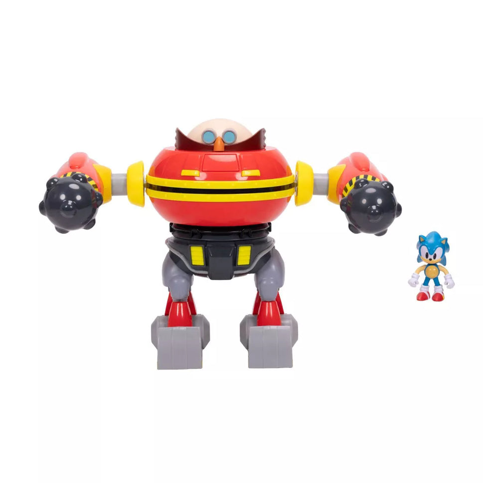 Sonic The Hedgehog Hammer Egg Robot + Sonic