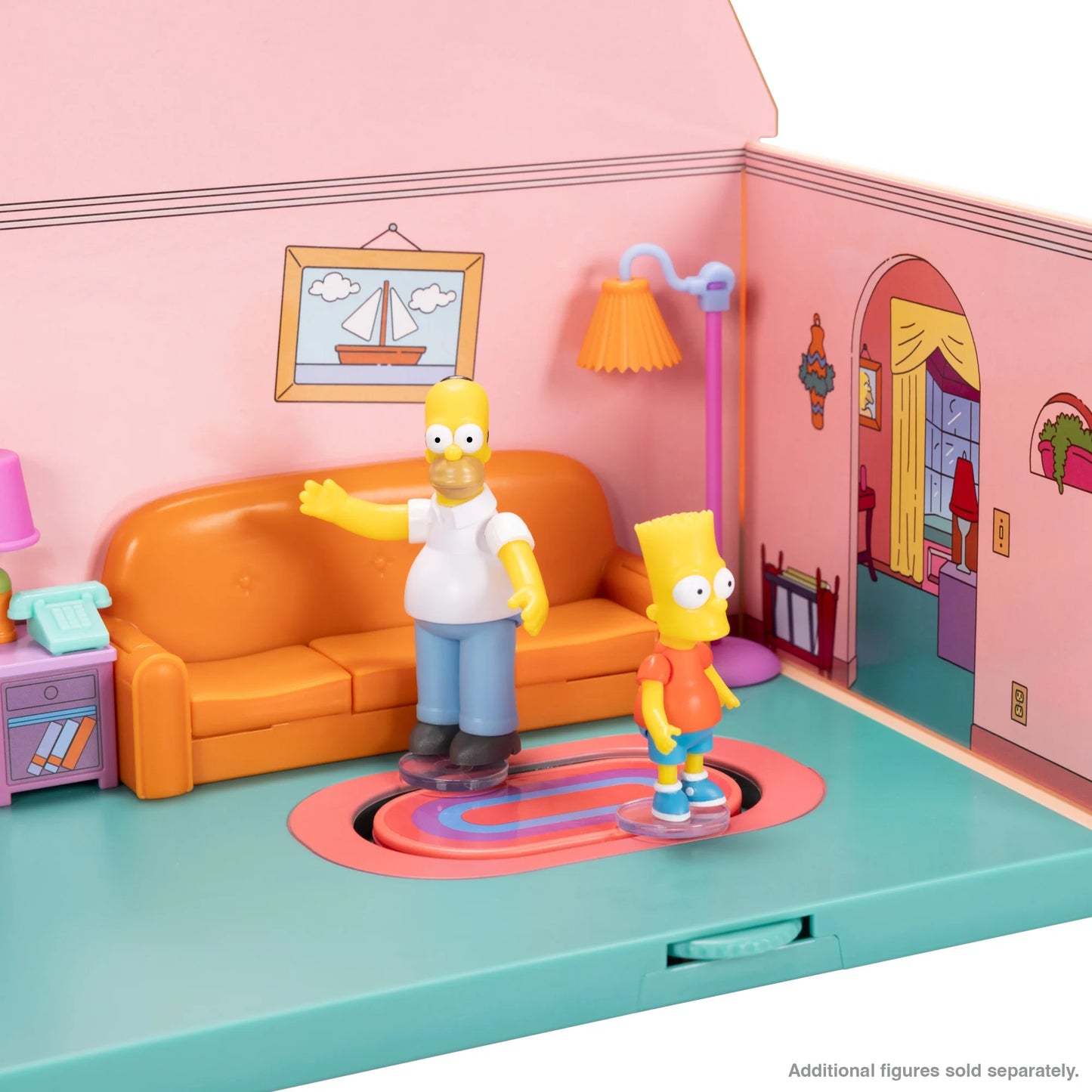 The Simpsons living Room Diorama + Homer