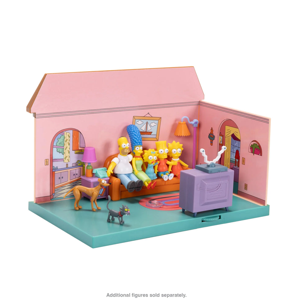 The Simpsons living Room Diorama + Homer