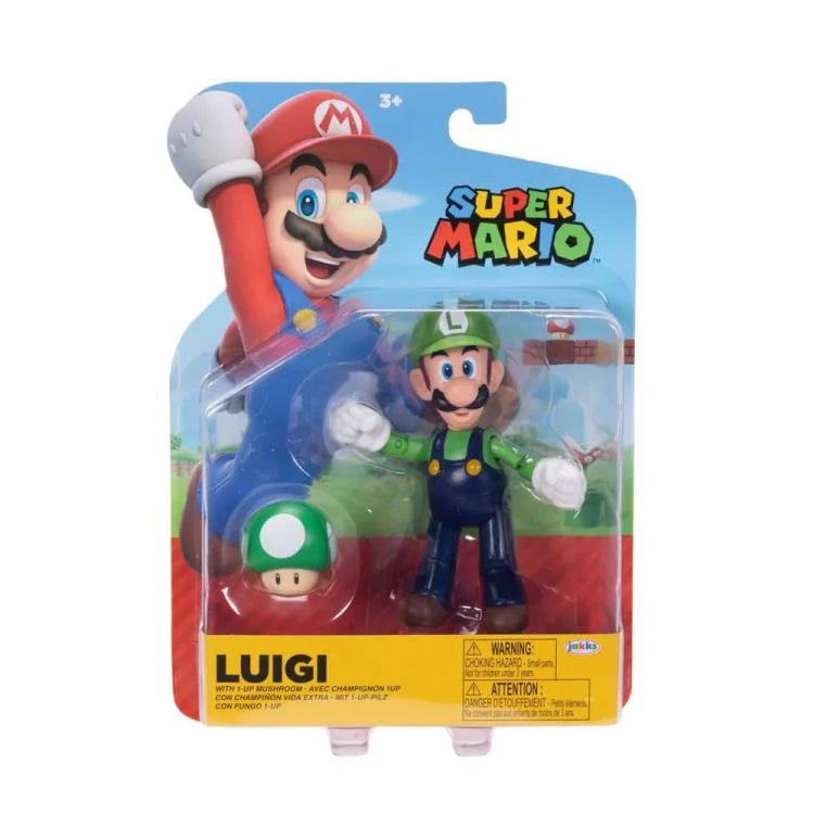 Super Mario Luigi with 1-Up Mushroom