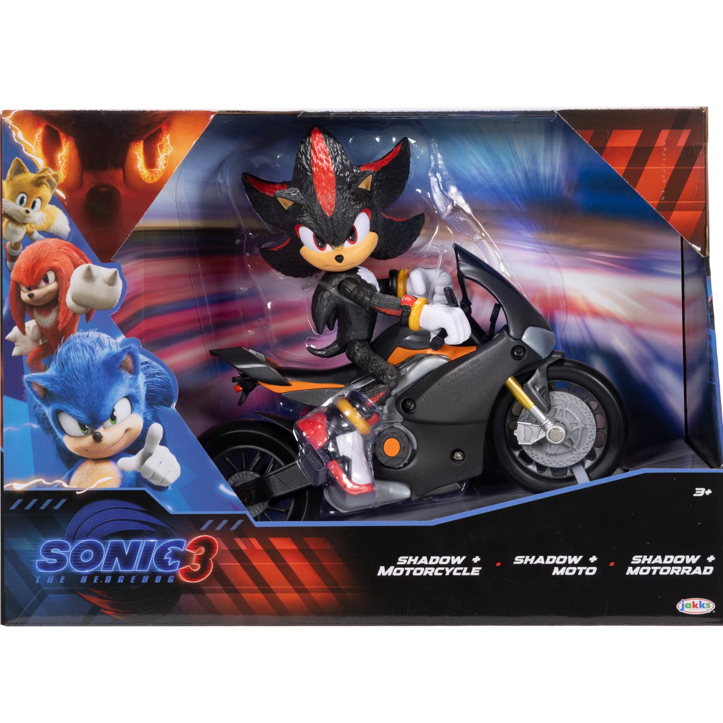 Sonic The Hedgehog 3 Shadow + Motorcycle