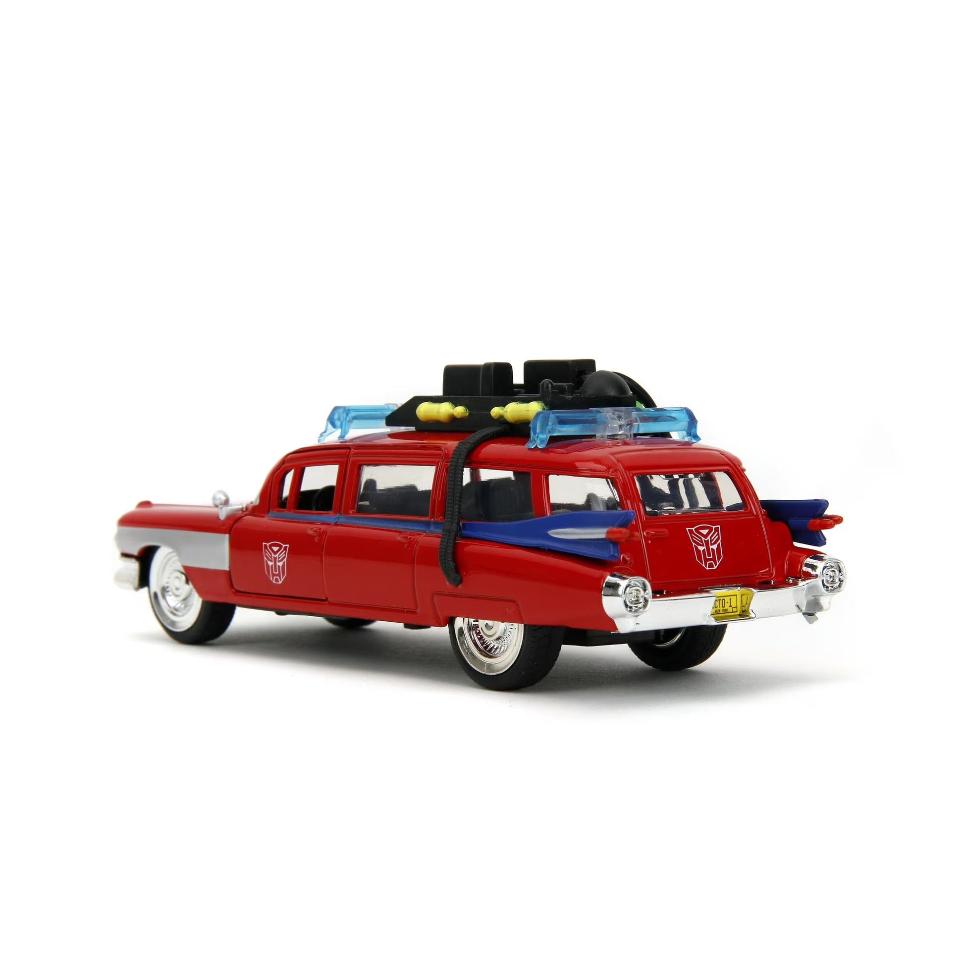 Transformers X Ghostbusters Ecto-1 G1 Jada Toys  Mashup