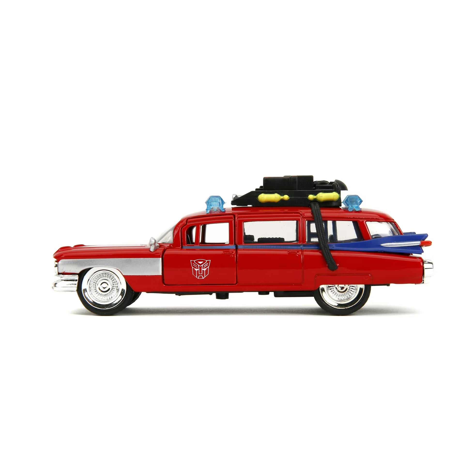 Transformers X Ghostbusters Ecto-1 G1 Jada Toys  Mashup