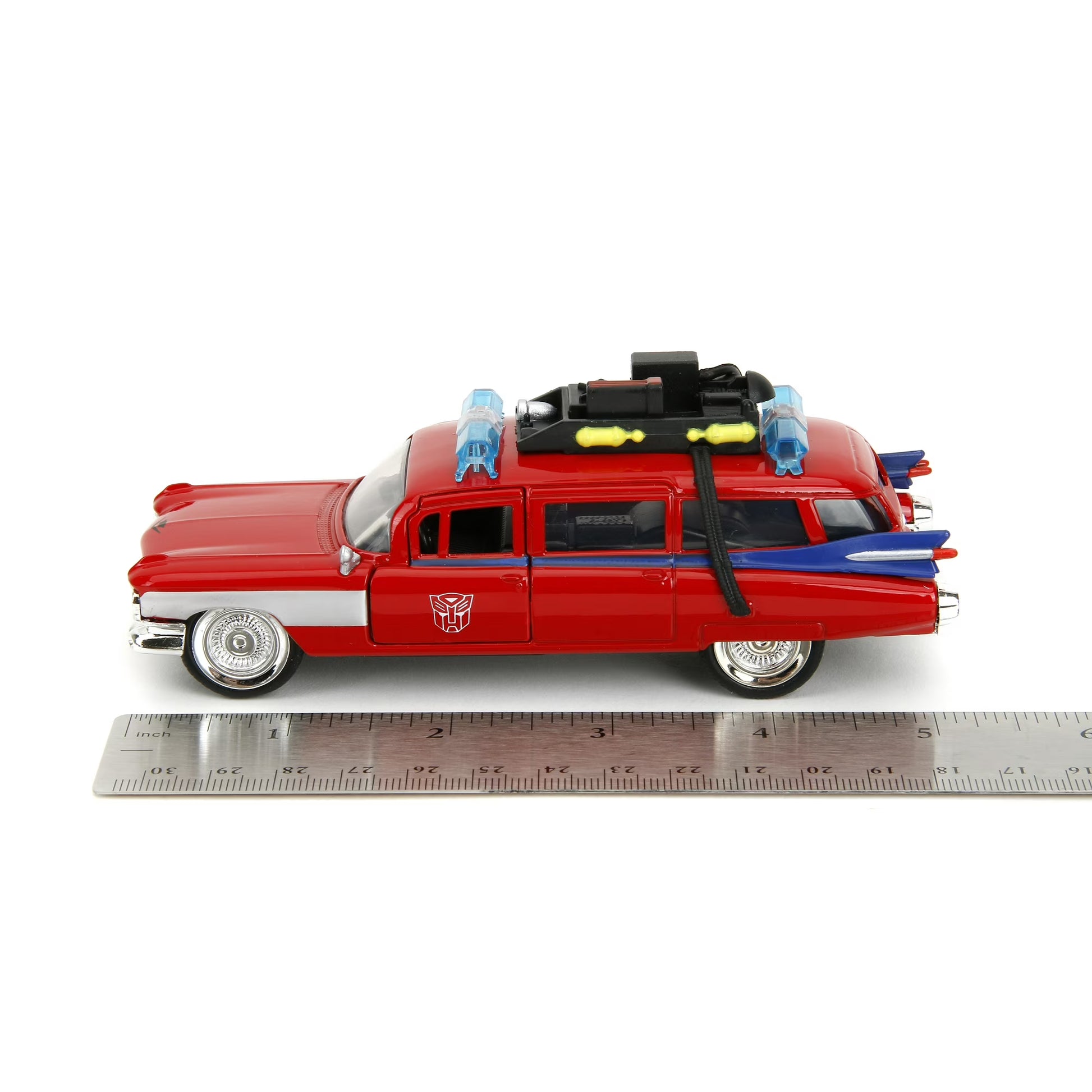 Transformers X Ghostbusters Ecto-1 G1 Jada Toys  Mashup