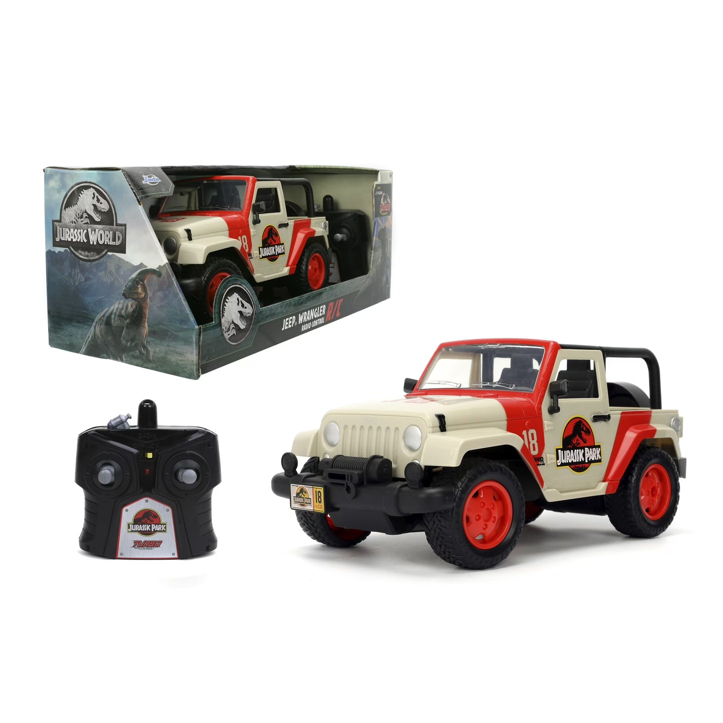 Jurassic World 1992 Jeep Wrangler RC (Scale 1:16)