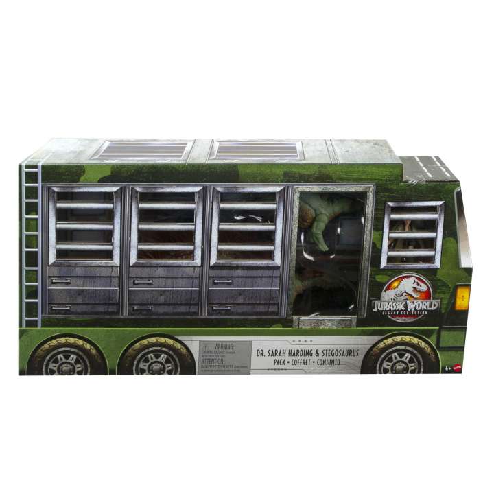 JURASSIC WORLD: LEGACY COLLECTION- DR. SARAH HARDING & STEGOSAURUS