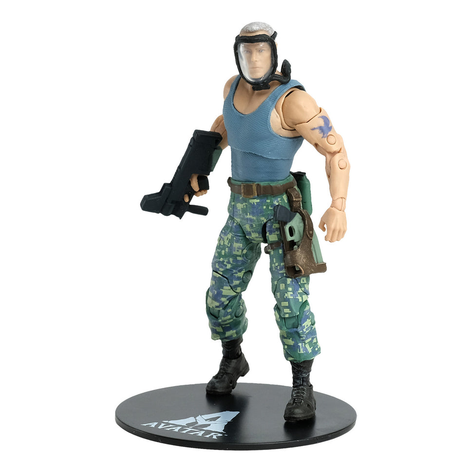 MCFARLANE TOYS AVATAR COLONEL MILES QUARITCH