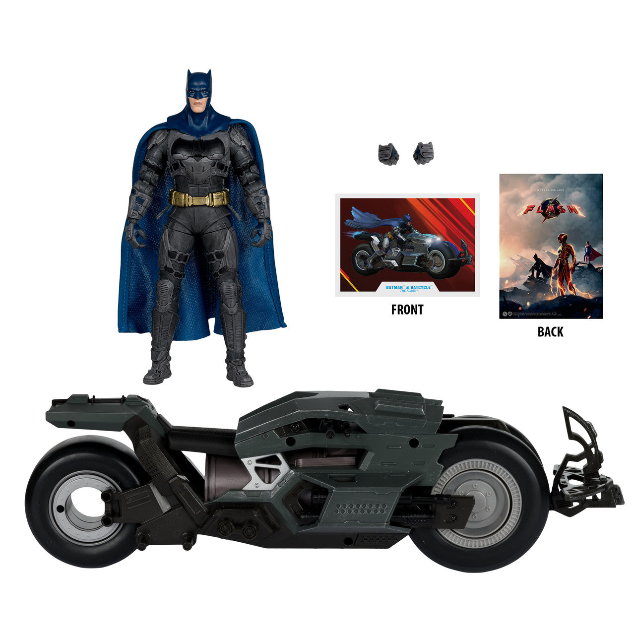 McFarlane Toys DC Multiverse The Flash: Batman & Batcycle