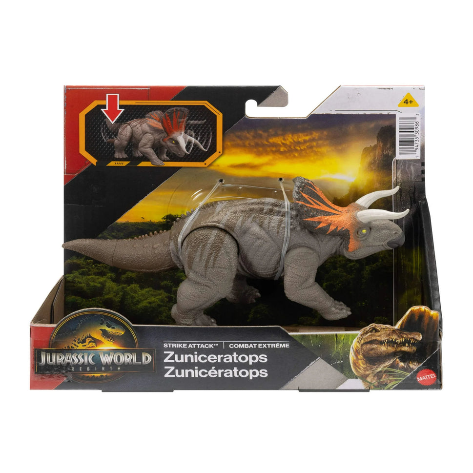 Jurassic World Rebirth Zuniceratops Strike Attack