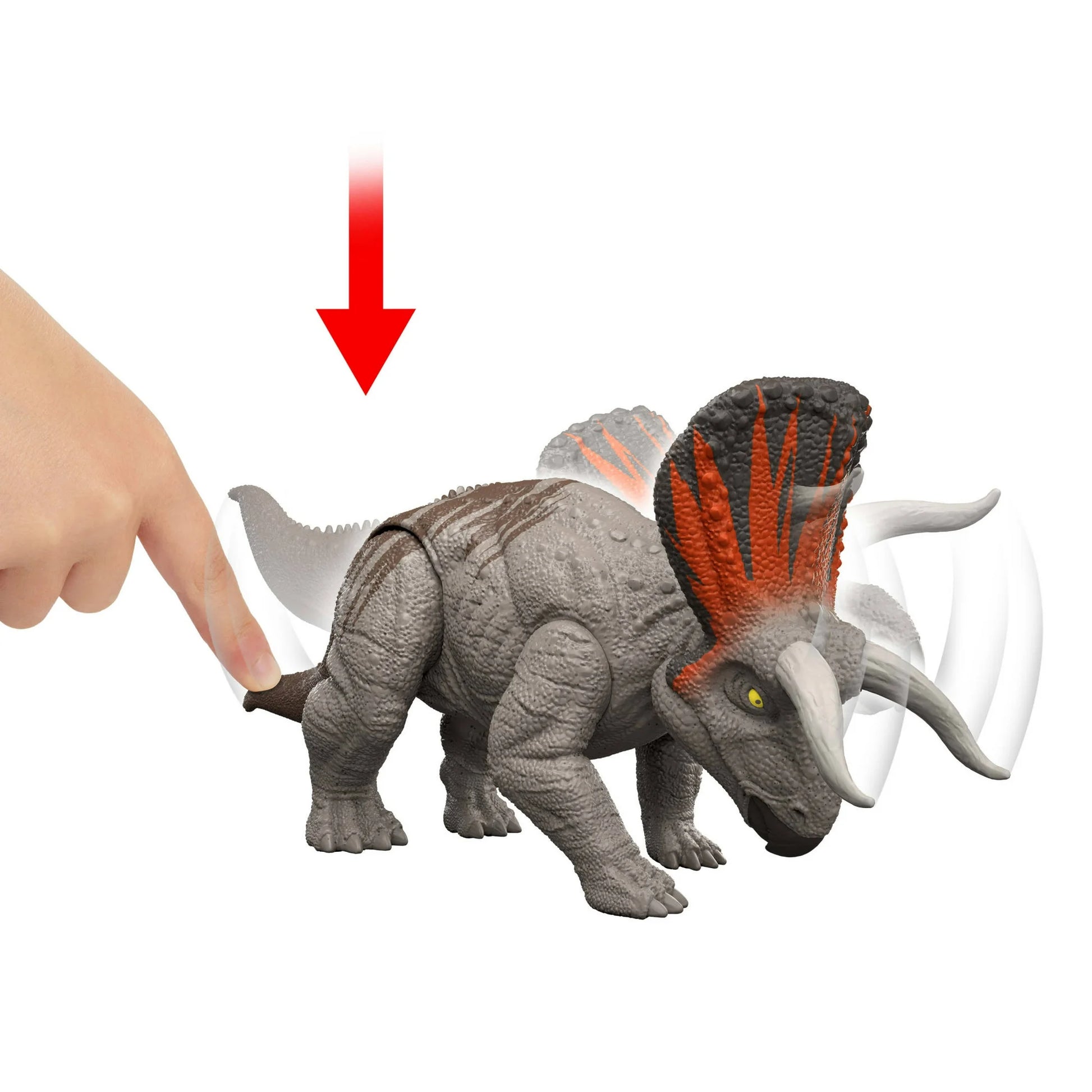 Jurassic World Rebirth Zuniceratops Strike Attack