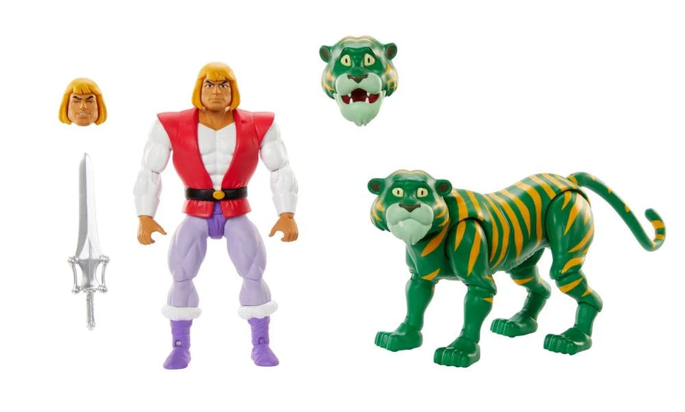 MASTERS OF THE UNIVERSE  PRINCE ADAM AND CRINGER