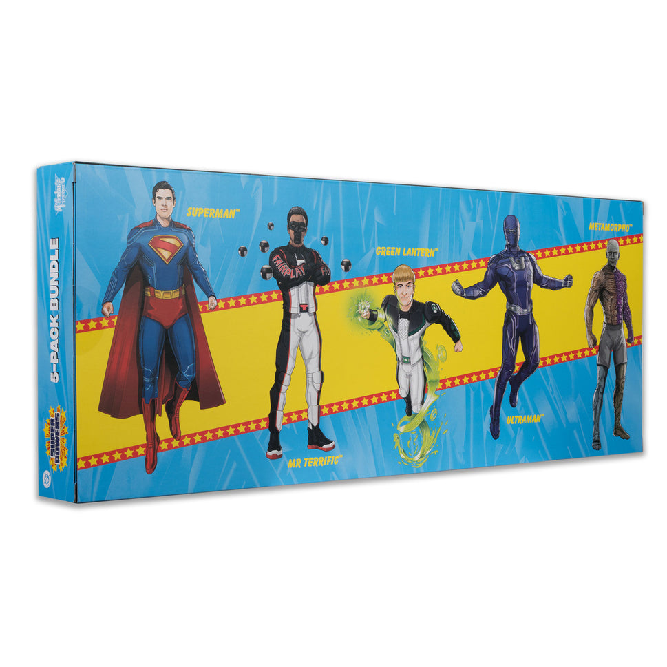 SUPERMAN MOVIE DC SUPER POWERS GOLD LABEL 5 PACK BUNDLE