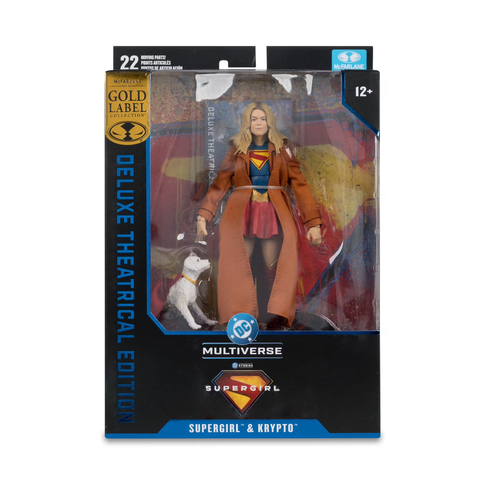 McFarlane Toys DC Multiverse Supergirl Supergirl & Krypto Gold Label (DTE)