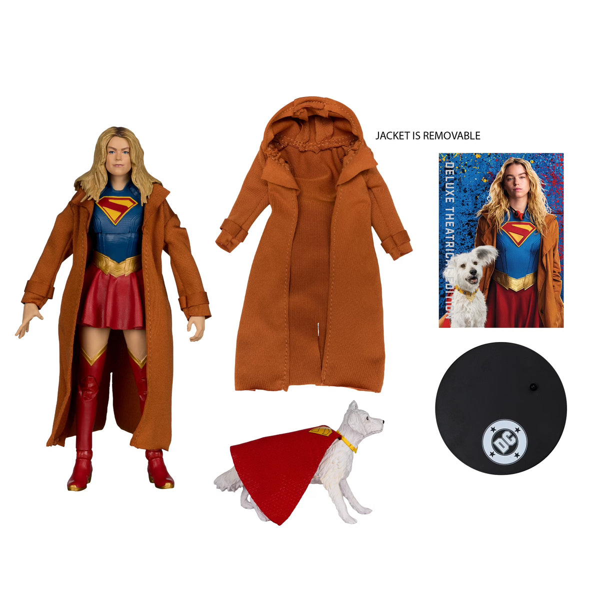 McFarlane Toys DC Multiverse Supergirl Supergirl & Krypto Gold Label (DTE)