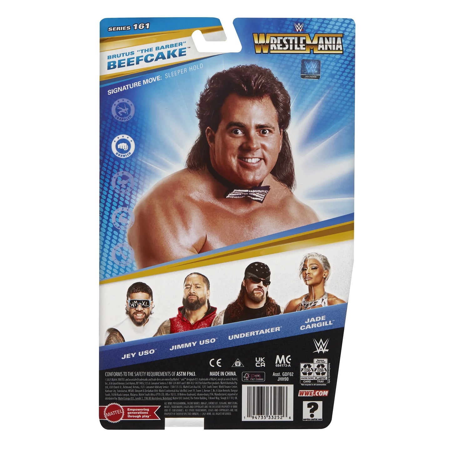 WrestleMania Main Event Series Brutus 'The Barber' Beefcake