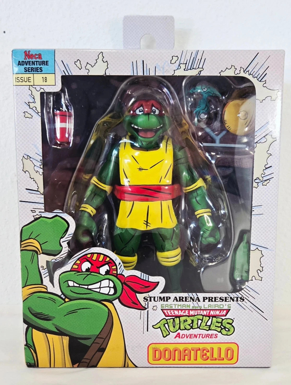 NICKELODEON TEENAGE MUTANT NINJA TURTLES ADVENTURES - STUMP ARENA DONATELLO 7” SCALE FIGURE